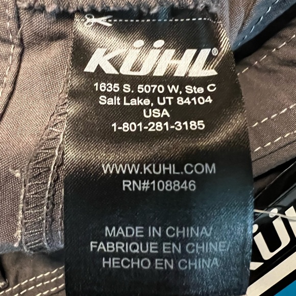 Kuhl Women's Gray Splash Outdoor Adventure Shorts Inseam 5.5” NWT - Picture 3 of 9